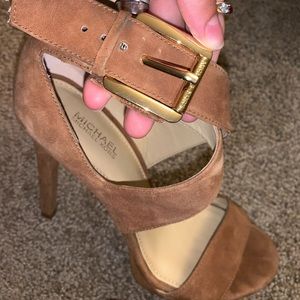 Michael Kors Shoes - Suede Michael Kors Heels Michael Kors Shoes - Suede Michael Kors Heels